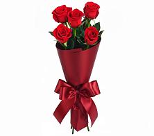 Букет 5 Красных роз Эдлесс Лав в Толстяково