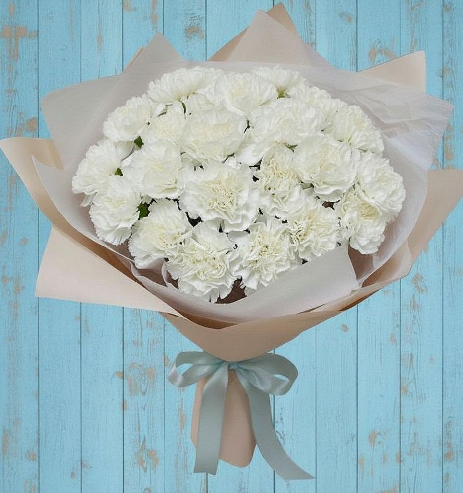 Букет цветов из: Гвоздики в Толстяково