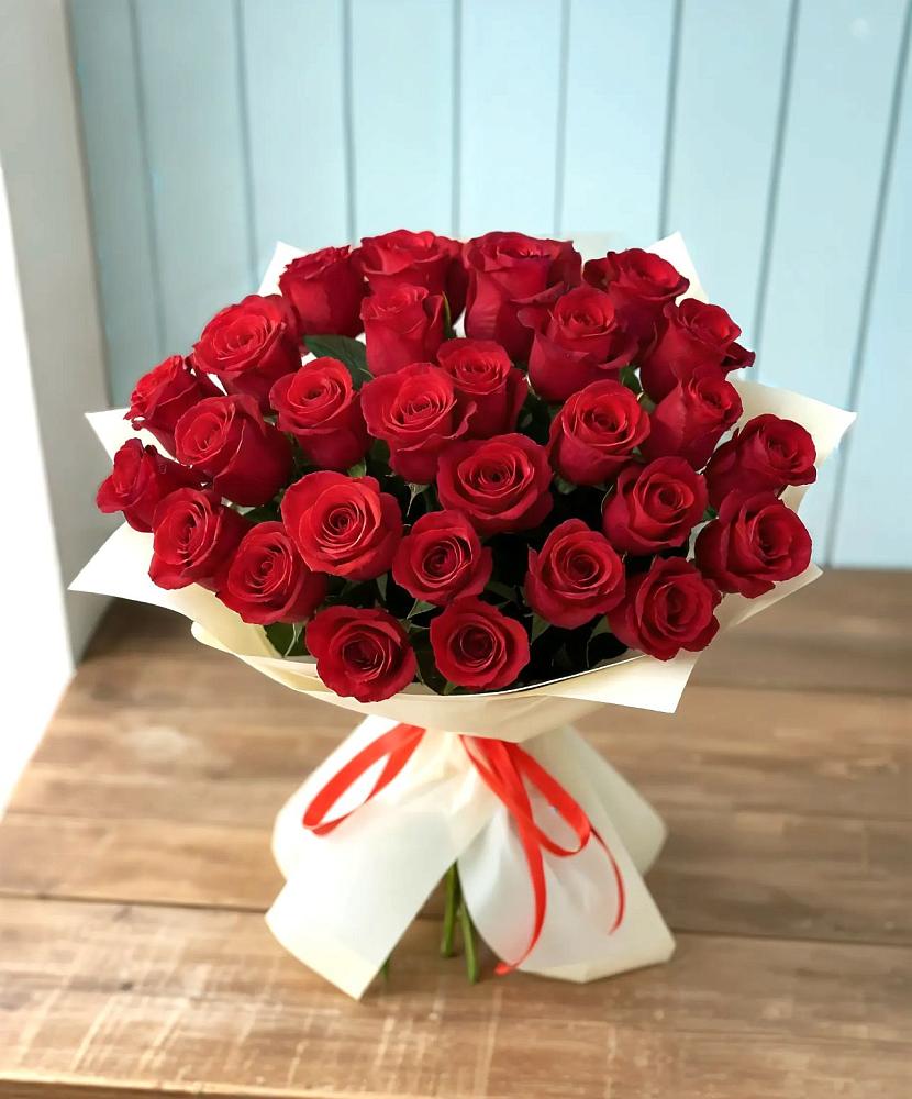 Букет 29 Красных роз в Толстяково
