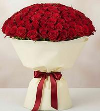 Букет 101 Красная роза Милано в Толстяково