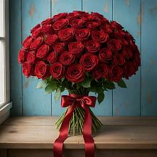Букет Красные розы Блэк Меджик в Толстяково