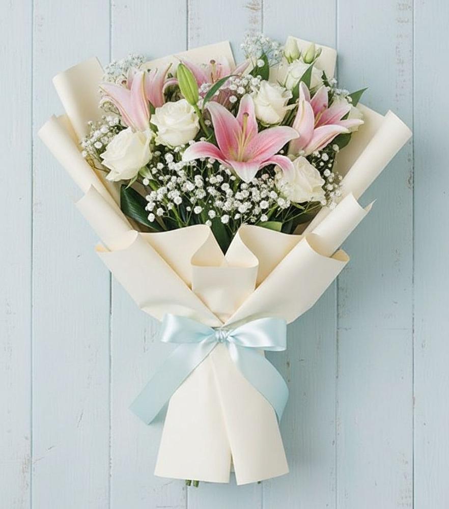 Букет цветов из: Лилии в Толстяково