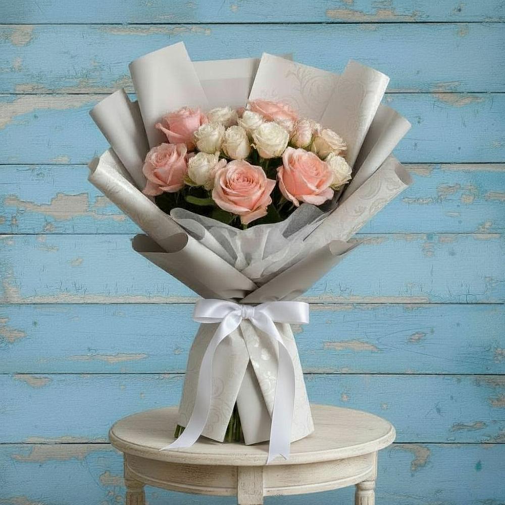 Букет цветов из: Розы в Толстяково