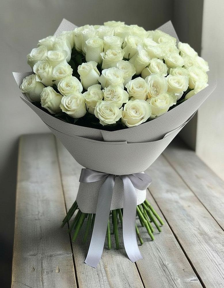 Букет 35 Белых роз в Толстяково