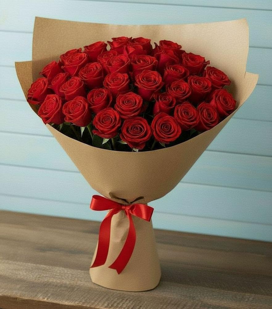 Букет Красные розы Милано в Толстяково