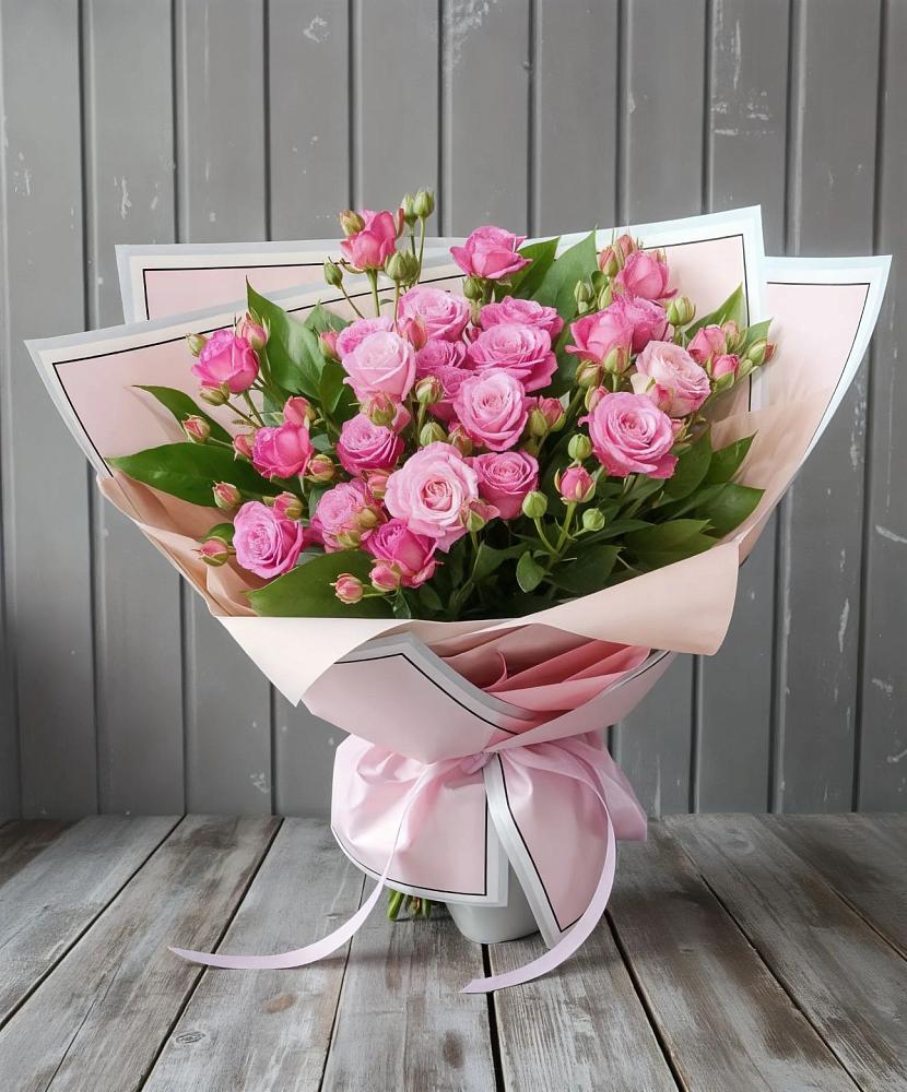 Букет Розовый кустик в Толстяково