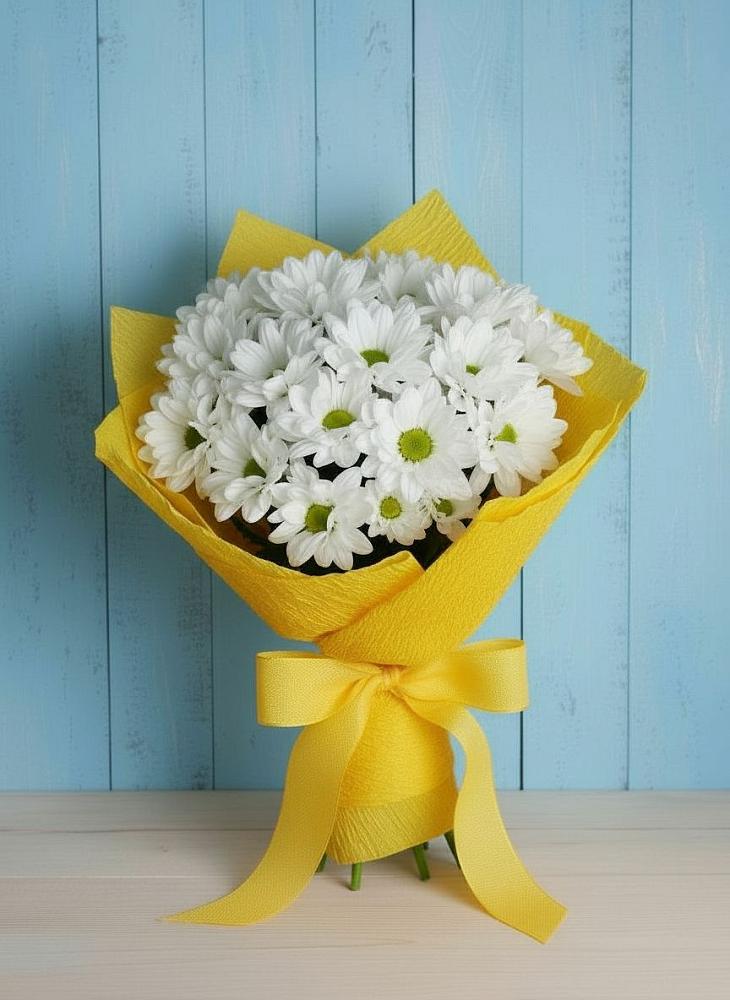 Букет цветов из: Хризантемы в Толстяково