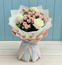 Букет цветов из:  Розы в Толстяково