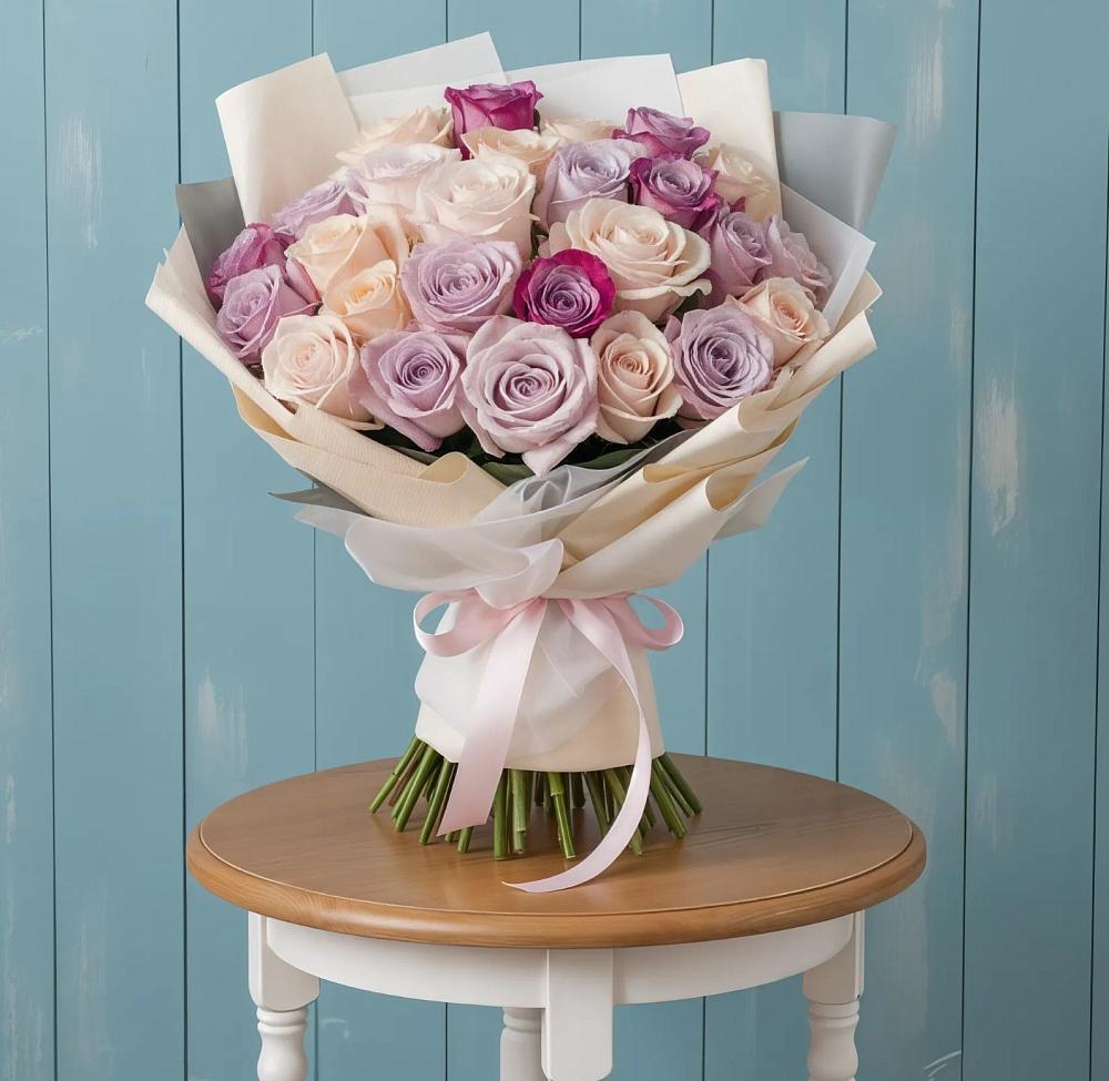 Букет цветов из: Розы в Толстяково