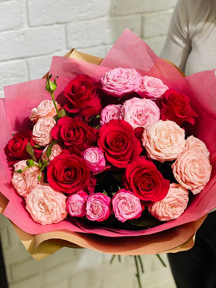 Букет цветов из: Розы в Толстяково