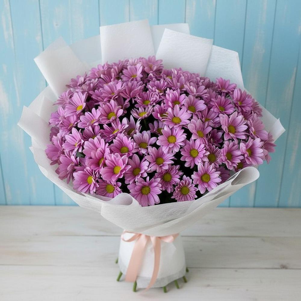 Букет цветов из: Хризантемы в Толстяково