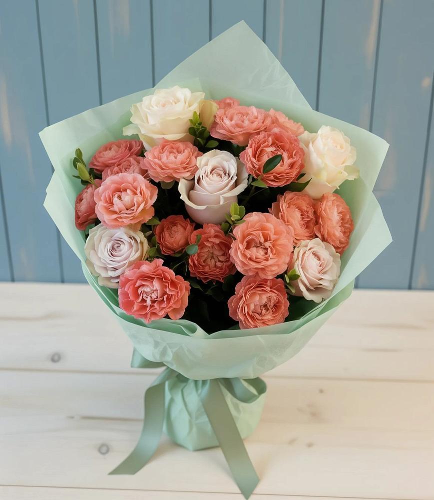 Букет цветов из: Розы в Толстяково