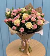 Букет цветов из:  Розы в Толстяково