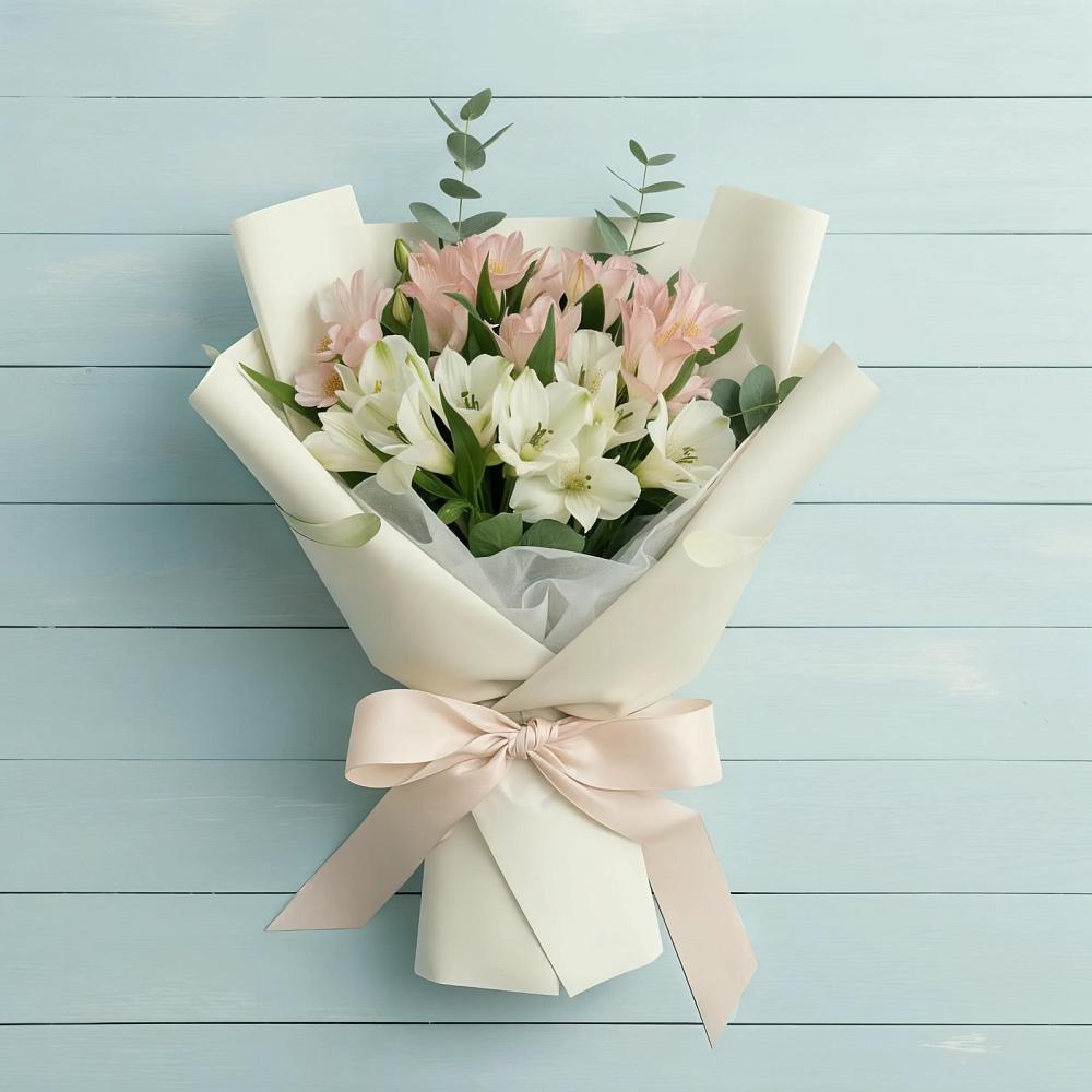 Букет цветов из: Альстромерии в Толстяково