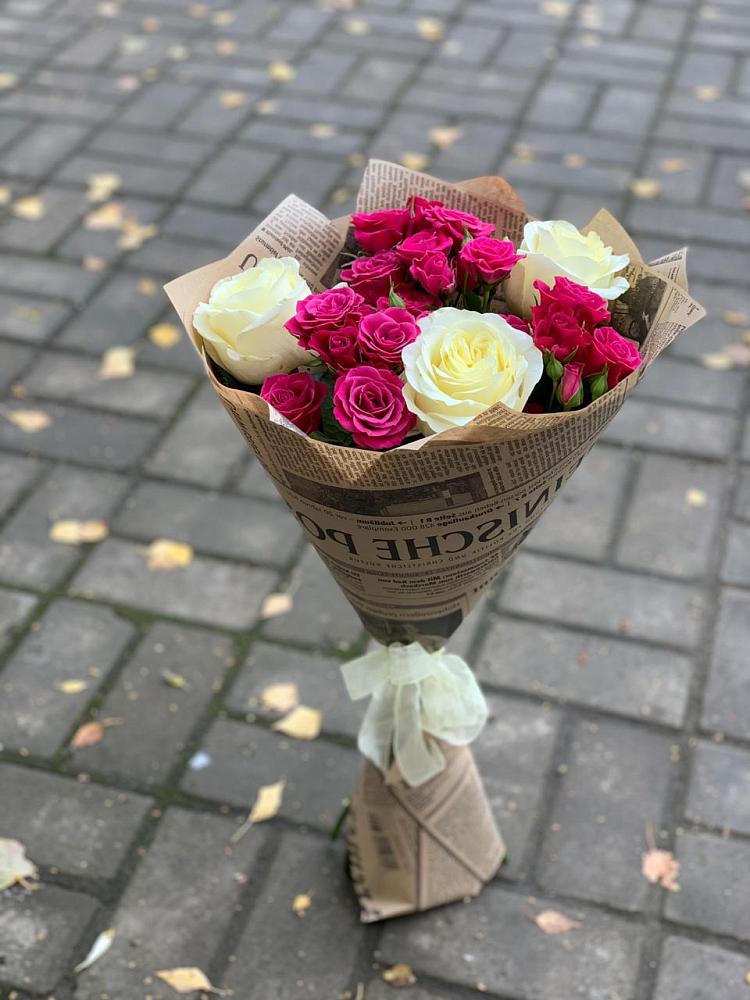 Букет цветов из: Розы в Толстяково