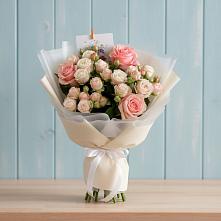 Букет цветов из:  Розы в Толстяково